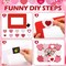 24-Pack Valentine’s Day DIY Picture Frame Craft Kit – Foam Heart Photo Frames with Stickers for Kids, Classroom Activities, Party Favors, and Valentine’s Day Gifts